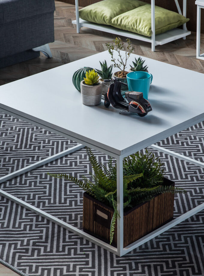 MILVAKI ORTA SEHPA / Beyaz-Beyaz