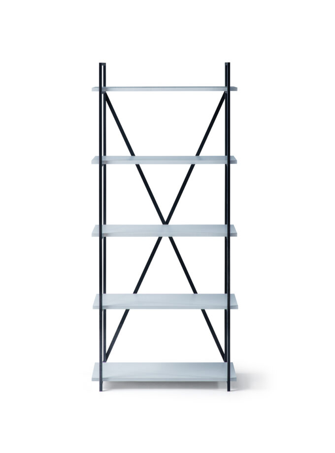 MILVAKI KİTAPLIK / Siyah-Beyaz