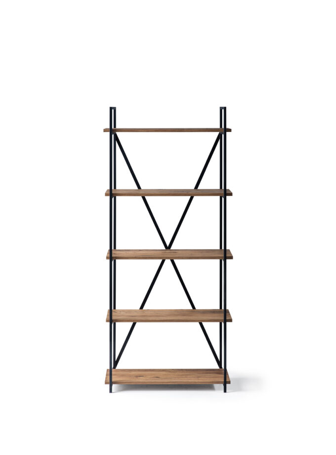 MILVAKI KİTAPLIK / Siyah-Çam