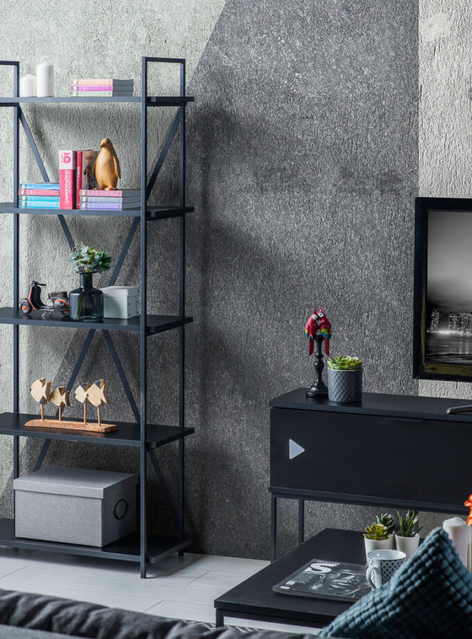 MILVAKI KİTAPLIK / Siyah-Siyah