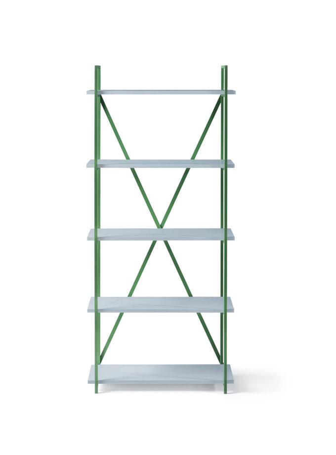 MILVAKI KİTAPLIK / Yeşil-Beyaz