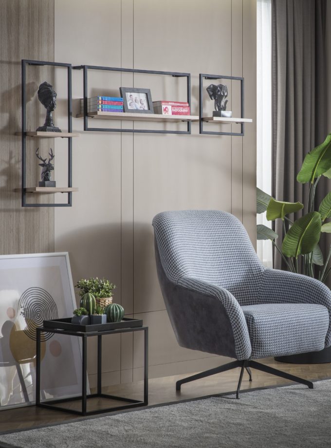 Midlake Yatay Duvar Rafı